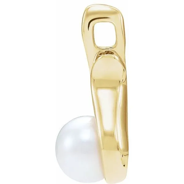 Pearl Freeform Pendant Image 2 Long Jewelers Chesapeake, VA