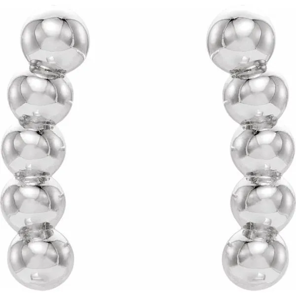 Curved Beaded Earrings Image 2 Michael's Jewelry North Wilkesboro, NC