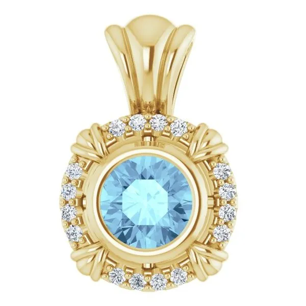 Halo-Style Pendant Becky Beck's Jewelry DeKalb, IL