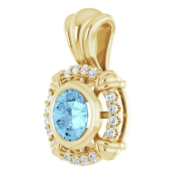 Halo-Style Pendant Image 2 Hart's Jewelers Grants Pass, OR