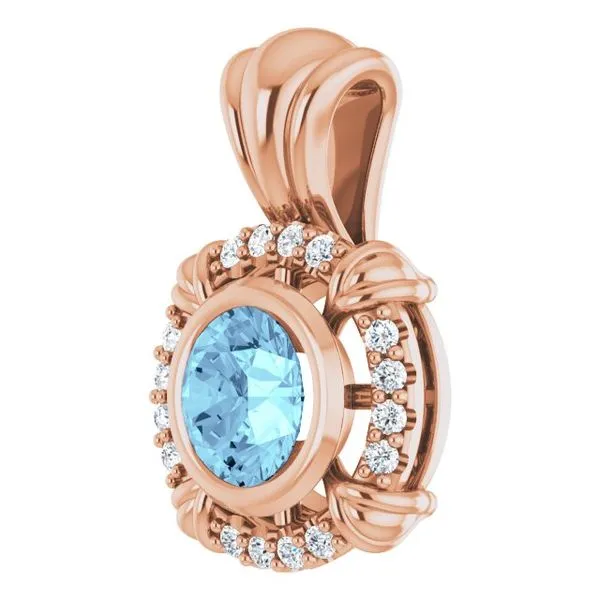 Halo-Style Pendant Image 2 Hart's Jewelers Grants Pass, OR