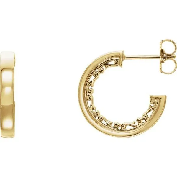 Vintage-Inspired Hoop Earrings Long Jewelers Chesapeake, VA