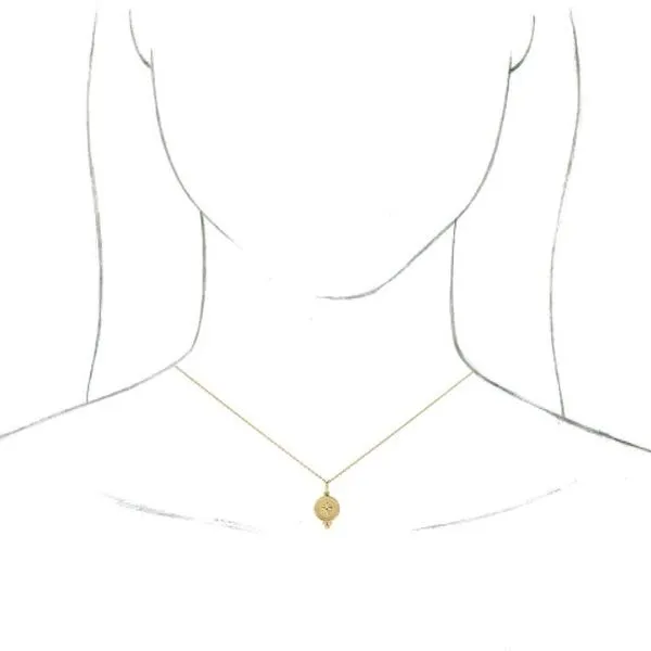 Beaded Disc Necklace Image 4 Hopman Jewelers Elkhart, IN