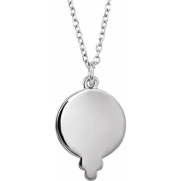 Beaded Disc Necklace Image 4 Leslie E. Sandler Fine Jewelry and Gemstones rockville , MD