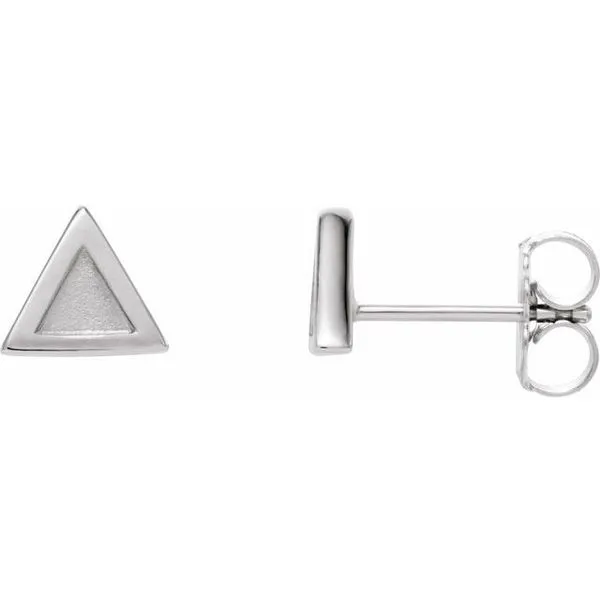 Petite Triangle Earrings Scirto's Jewelry Lockport, NY
