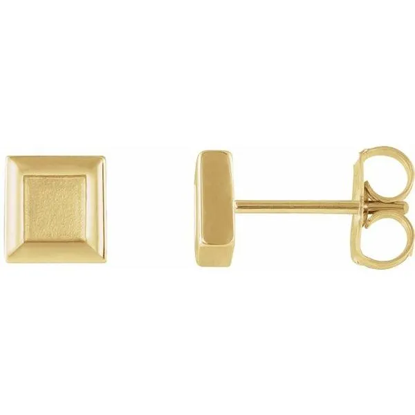 Petite Square Earrings Hart's Jewelers Grants Pass, OR