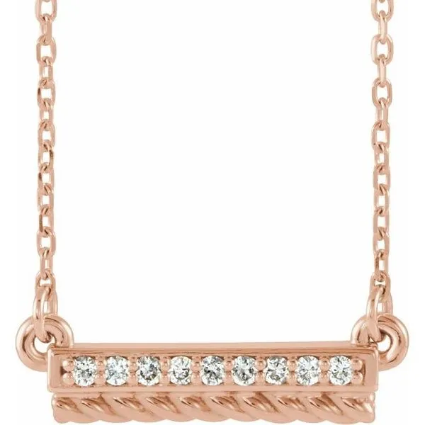 Rope Bar Necklace Hart's Jewelers Grants Pass, OR