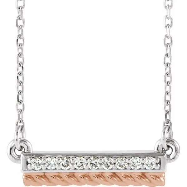 Rope Bar Necklace Hopman Jewelers Elkhart, IN