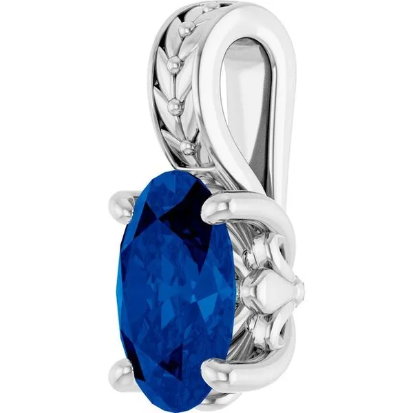 Solitaire Pendant Image 2 Scirto's Jewelry Lockport, NY