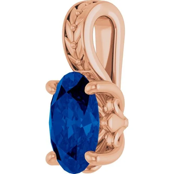 Solitaire Pendant Image 2 Scirto's Jewelry Lockport, NY