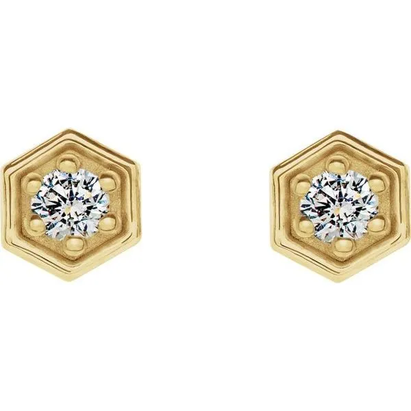 Hexagon Earrings Image 2 Arnold's Jewelry and Gifts Logansport, IN