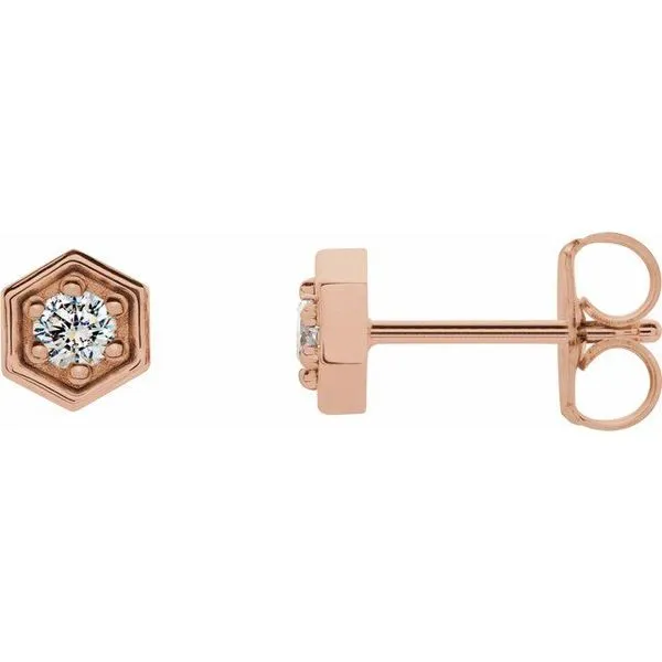 Hexagon Earrings J. Meredith Jewelers Delafield, WI