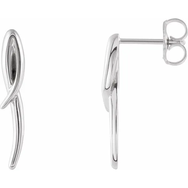 Freeform Drop Earrings Scirto's Jewelry Lockport, NY