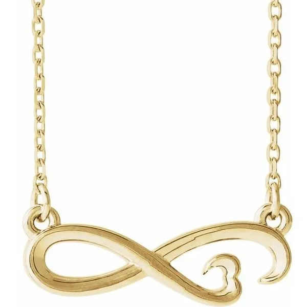 Infinity-Inspired Heart Necklace Arnold's Jewelry and Gifts Logansport, IN