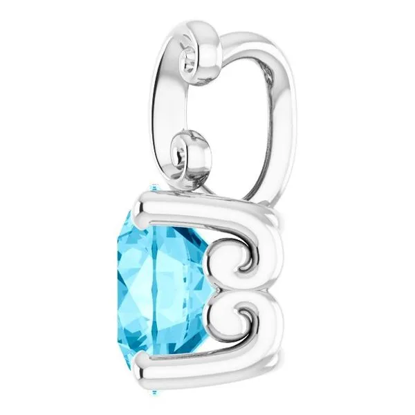 Solitaire Pendant Image 3 Long Jewelers Chesapeake, VA