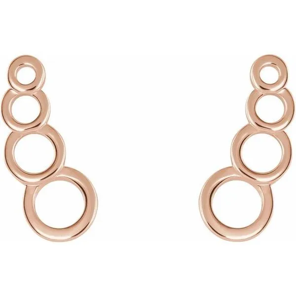 Geometric Ear Climbers Image 2 Scirto's Jewelry Lockport, NY