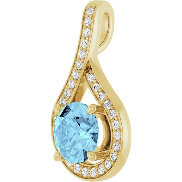 Accented Pendant Image 2 Hopman Jewelers Elkhart, IN