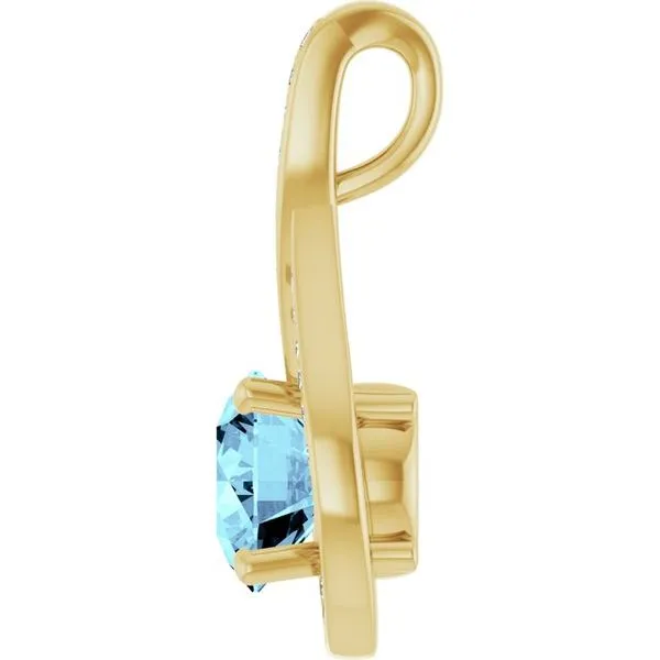 Accented Pendant Image 3 Becky Beck's Jewelry DeKalb, IL