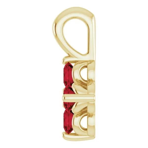 Youth Birthstone Pendant Image 3 Linwood Custom Jewelers Linwood, NJ