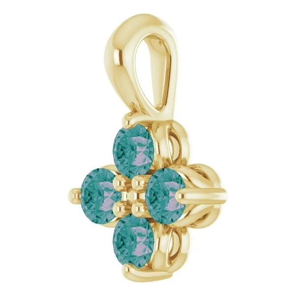 Youth Birthstone Pendant Image 2 Linwood Custom Jewelers Linwood, NJ