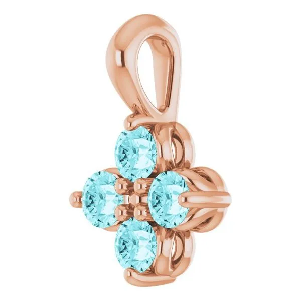 Youth Birthstone Pendant Image 2 Becky Beck's Jewelry DeKalb, IL