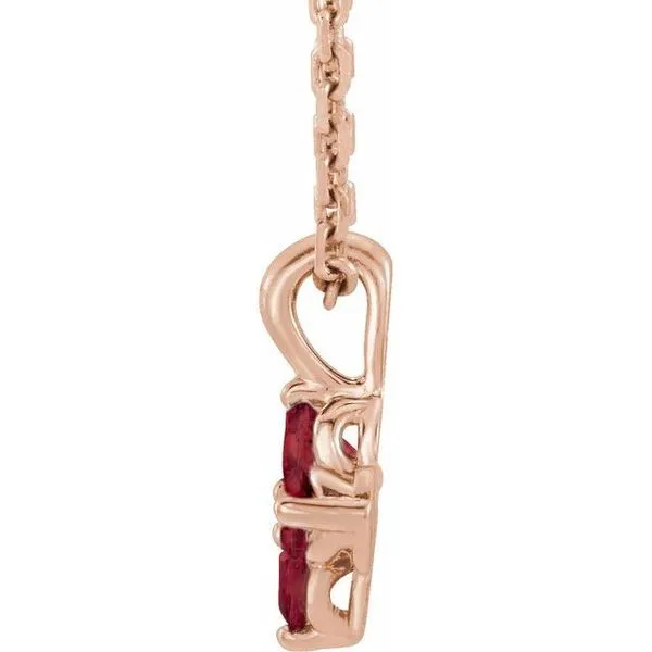 Youth Birthstone Necklace Image 2 Becky Beck's Jewelry DeKalb, IL