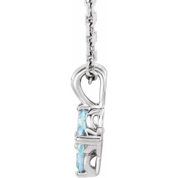 Youth Birthstone Necklace Image 2 Becky Beck's Jewelry DeKalb, IL