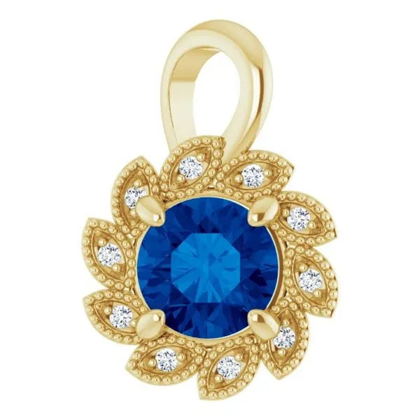 Halo-Style Pendant Hopman Jewelers Elkhart, IN