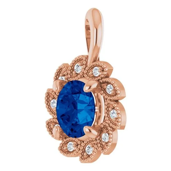 Halo-Style Pendant Image 2 Hart's Jewelers Grants Pass, OR