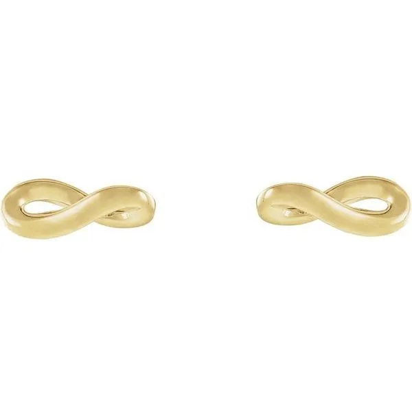 Infinity-Inspired Earrings Image 2 M. J. Thomas Jewelers, Ltd. Stratford, CT
