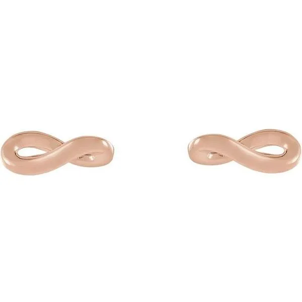 Infinity-Inspired Earrings Image 2 Rasmussen Jewelers Spanish Fork, UT