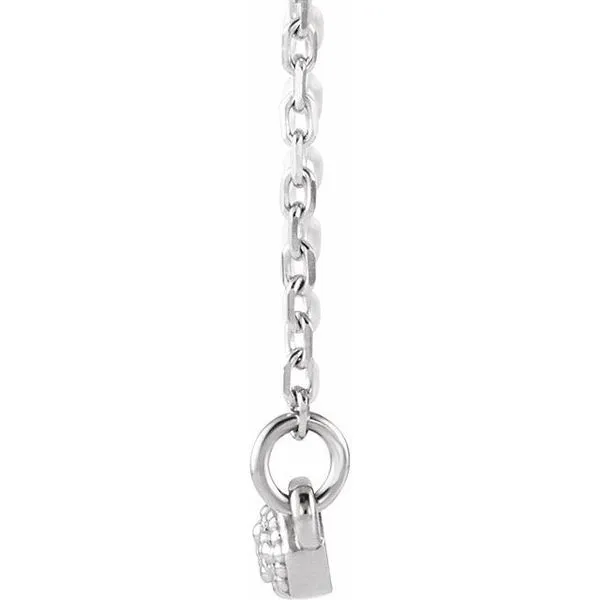 Accented Bar Necklace Image 2 Hopman Jewelers Elkhart, IN