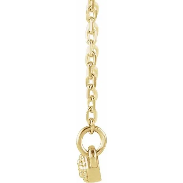 Accented Bar Necklace Image 2 Hopman Jewelers Elkhart, IN