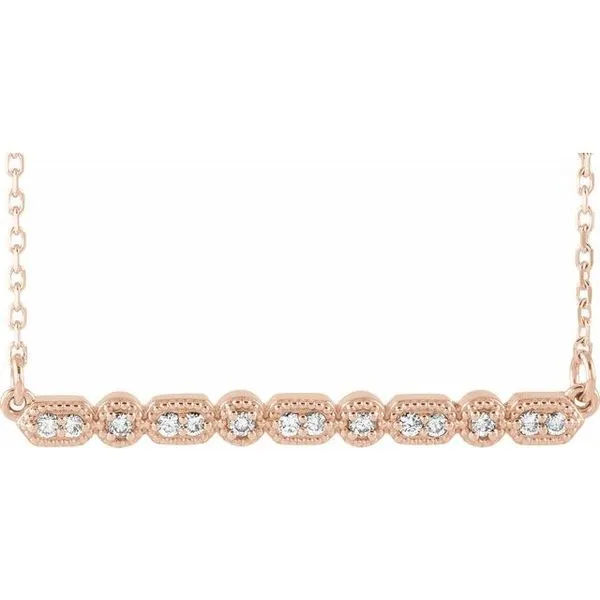 Accented Bar Necklace Hopman Jewelers Elkhart, IN