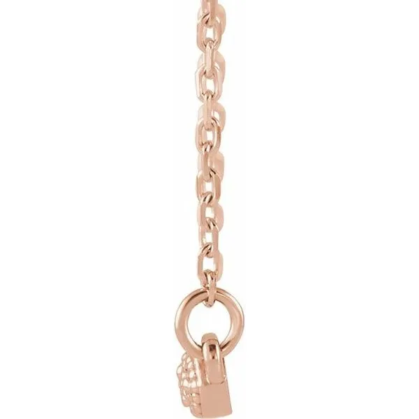 Accented Bar Necklace Image 2 Hopman Jewelers Elkhart, IN