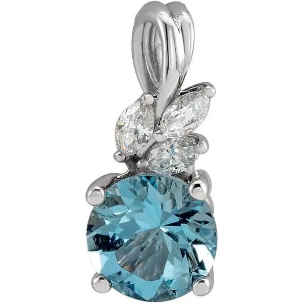 Accented Floral Pendant Rasmussen Jewelers Spanish Fork, UT