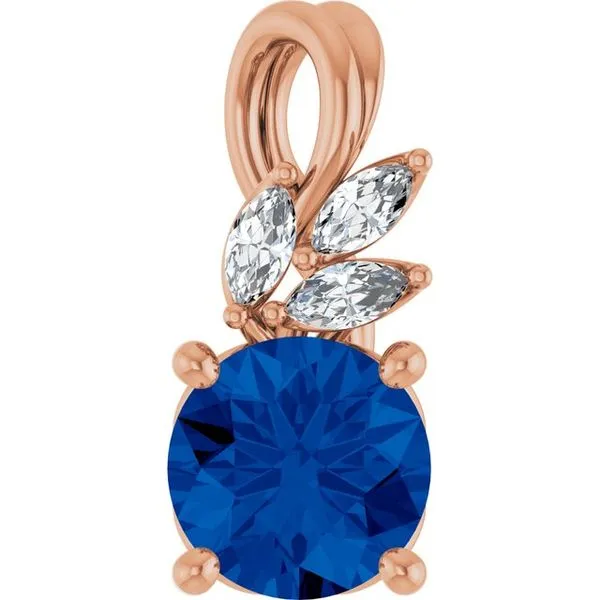 Accented Floral Pendant Boyd Jewelers Wesley Chapel, FL