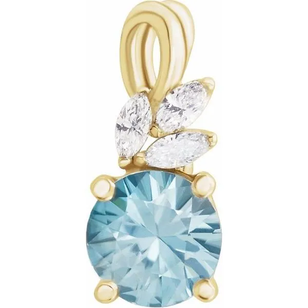 Accented Floral Pendant Hart's Jewelers Grants Pass, OR