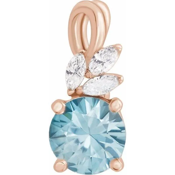 Accented Floral Pendant Hart's Jewelers Grants Pass, OR