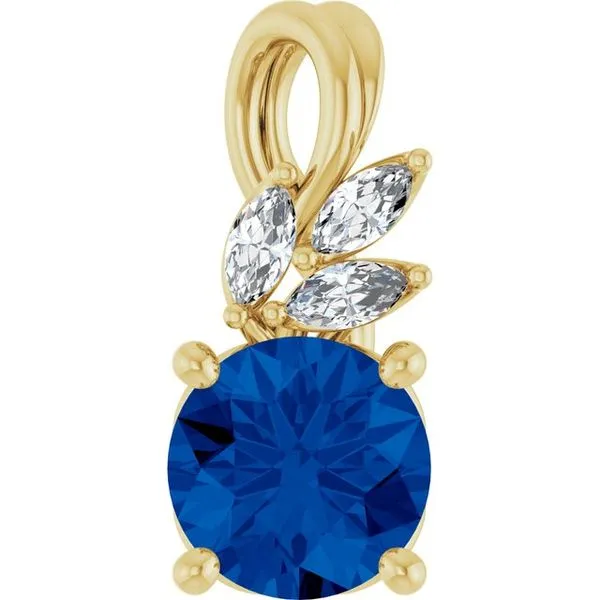 Accented Floral Pendant Hart's Jewelers Grants Pass, OR