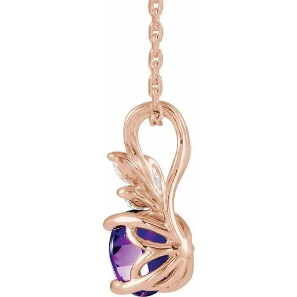 Accented Floral Necklace Image 2 Rebel Diamonds New Hampton, IA