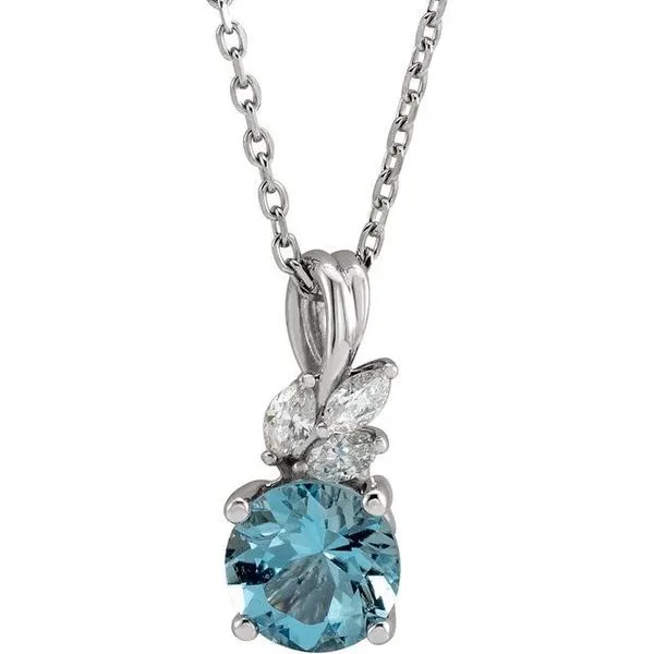 Accented Floral Necklace Hart's Jewelers Grants Pass, OR