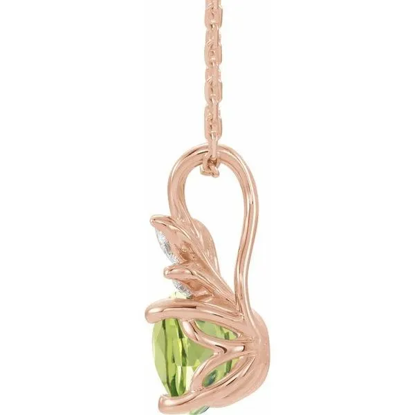 Accented Floral Necklace Image 2 Hopman Jewelers Elkhart, IN