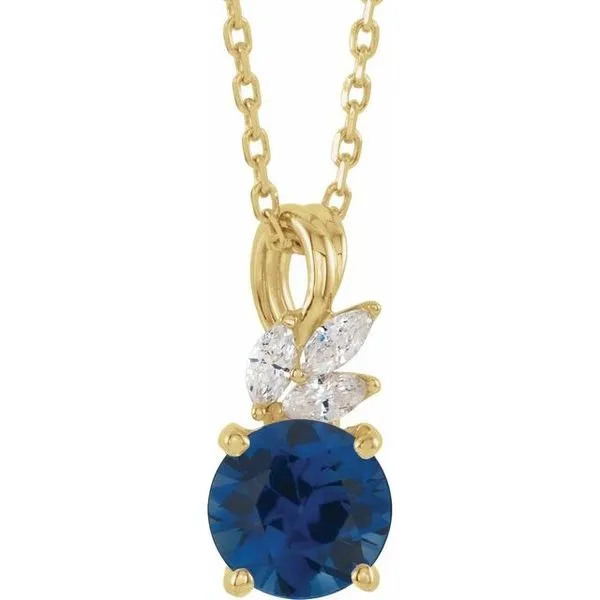 Accented Floral Necklace Arnold's Jewelry and Gifts Logansport, IN