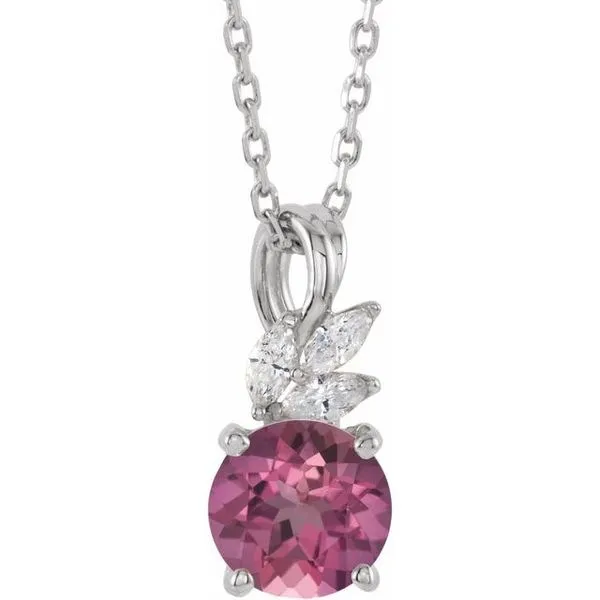 Accented Floral Necklace Hart's Jewelers Grants Pass, OR