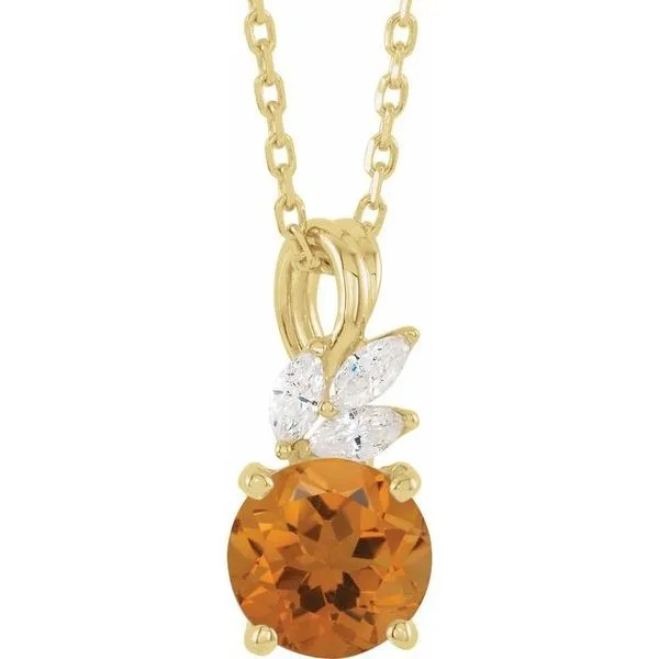 Accented Floral Necklace Hart's Jewelers Grants Pass, OR