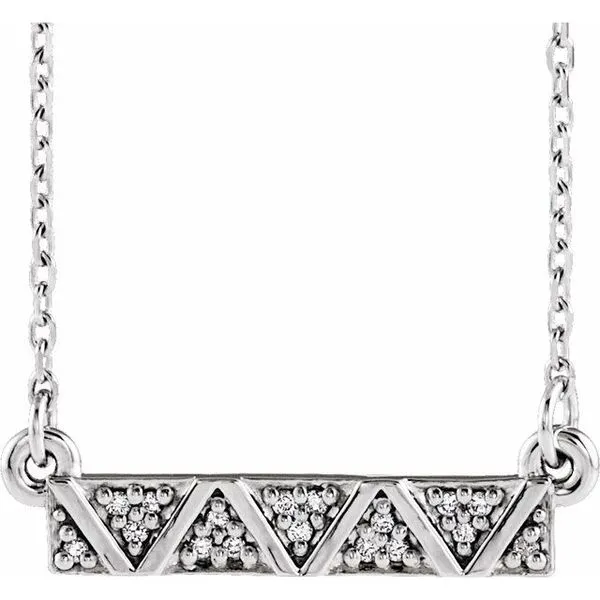 Geometric Bar Necklace Hopman Jewelers Elkhart, IN