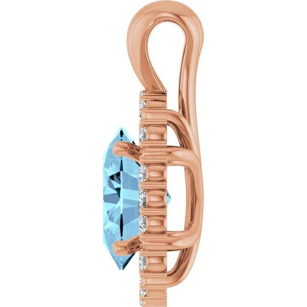 Halo-Style Pendant Image 3 J. Meredith Jewelers Delafield, WI