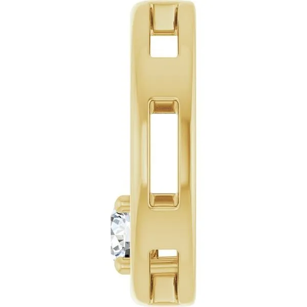 Solitaire Circle Pendant Image 3 Rasmussen Jewelers Spanish Fork, UT