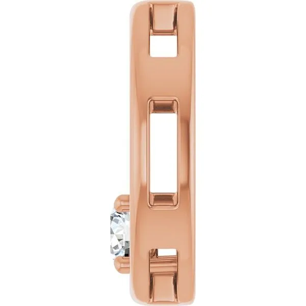 Solitaire Circle Pendant Image 3 Hart's Jewelers Grants Pass, OR